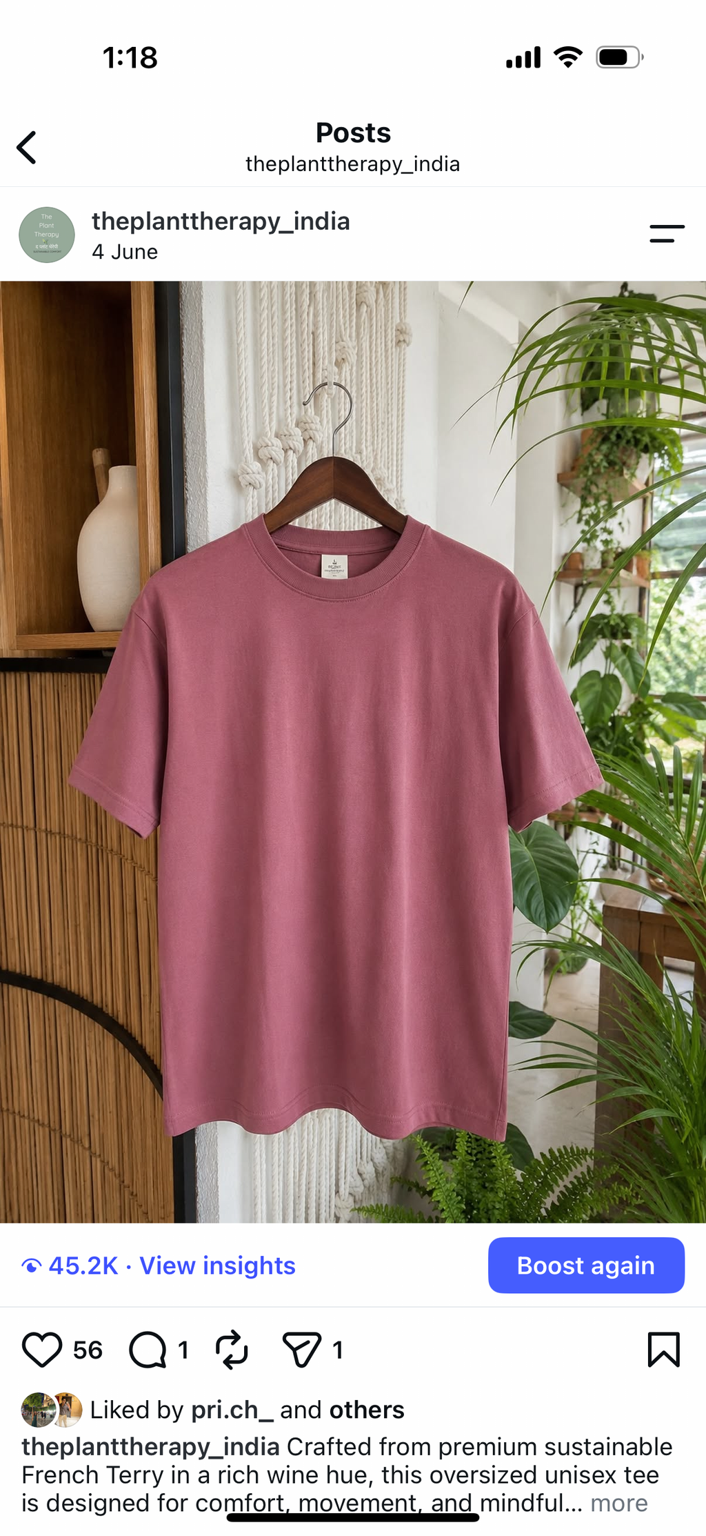 Sustainable Wine colour Terry Tshirt