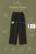 The Noir Gauze trousers
