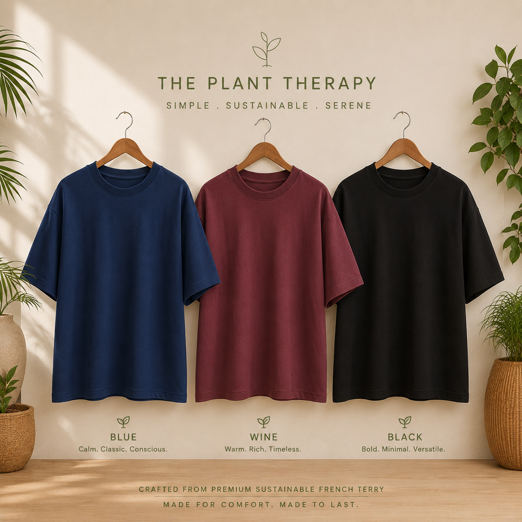 French Terry T-shirts (Set of three)