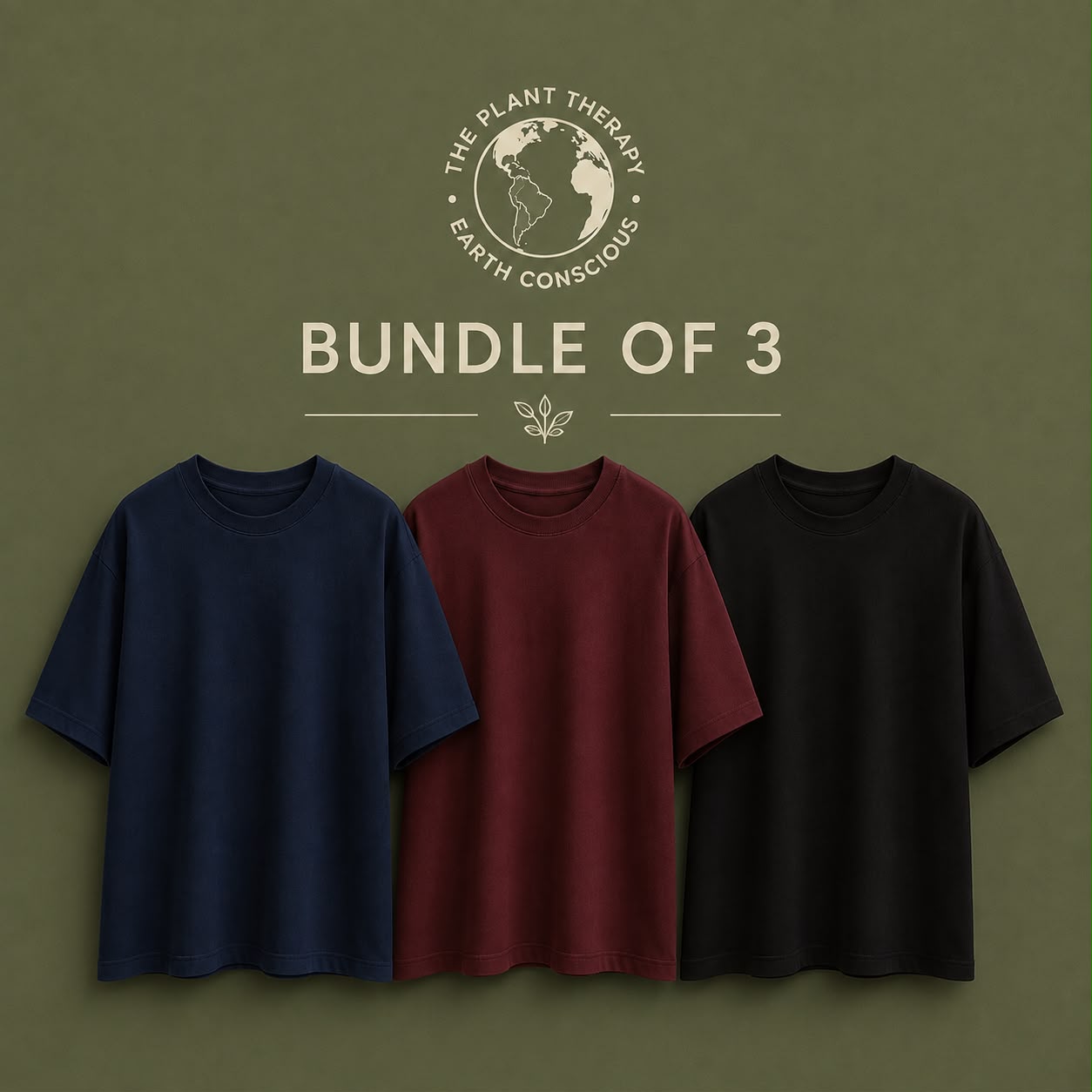 French Terry T-shirts (Set of three)
